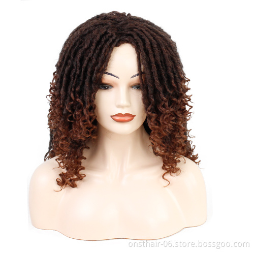 Onst Long Goddess Faux locs Synthetic Wigs Dreadlocks Crochet Hair Braids Soft Dreadlock Extensions Wig Afro Hairstyle For Men